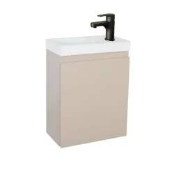 Mob-In Meuble lave-mains LISA + robinet noir