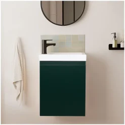 Mob-In Meuble lave-mains LISA + robinet noir* Lave-Mains