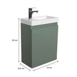 Mob-In Meuble lave-mains LISA + robinet chromé