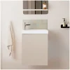 Mob-In Meuble lave-mains LISA suspendu 41 cm* Meuble Wc