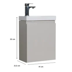 Mob-In Meuble lave-mains LISA suspendu 41 cm* Lave-Mains