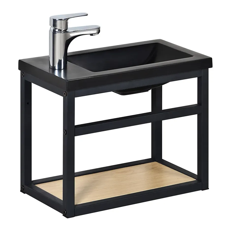 Mob-In Meuble lave-mains SAO + robinet chromé* Lave-Mains
