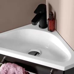 Mob-In Meuble lave-mains SKINO + robinet chromé
