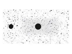 Homesight Meuble lave-mains suspendu noir mat l.44 cm Imandra + plan vasque terrazzo, GoodHome* Lave-Mains