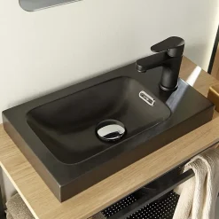 Mob-In Meuble lave-mains WILO grande largeur avec vasque résine 60cm* Lave-Mains