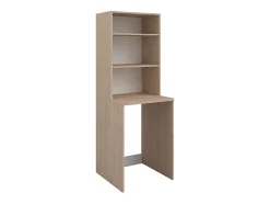 Vente-unique Meuble pour machine à laver avec étagères - Naturel clair - L65 x H184 cm - ERKANO