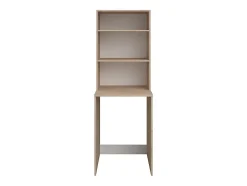 Vente-unique Meuble pour machine à laver avec étagères - Naturel clair - L65 x H184 cm - ERKANO