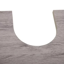 Homcom Meuble salle de bain - meuble sous-vasque - placard 2 portes avec étagère - dim. 60L x 30l x 70H cm - MDF imitation bois gris* Meuble Sous-Vasque