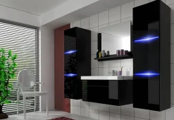 Autres Meuble salle de bain PERRI NOIR