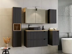 Stellameuble Meuble salle de bain porte NOVA