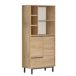 Pier Import Meuble salle de bains moderne effet bois 3 portes JENA