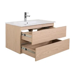 Mob-In Meuble simple vasque 80cm + vasque SORRENTO* Meuble Vasque