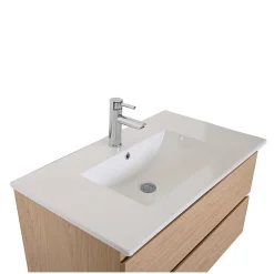 Mob-In Meuble simple vasque 80cm + vasque SORRENTO* Meuble Vasque