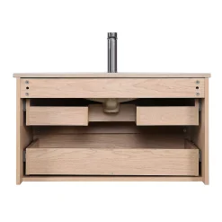 Mob-In Meuble simple vasque 80cm + vasque SORRENTO* Meuble Vasque
