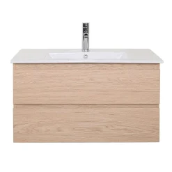 Mob-In Meuble simple vasque 80cm + vasque SORRENTO* Meuble Vasque