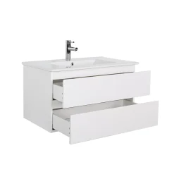 Mob-In Meuble simple vasque 80cm + vasque SORRENTO* Meuble Vasque