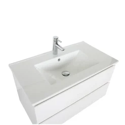 Mob-In Meuble simple vasque 80cm + vasque SORRENTO* Meuble Vasque