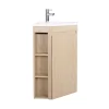 Mob-In Meuble simple vasque d'angle SORRENTO 45cm