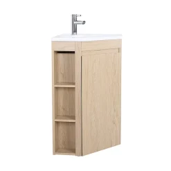 Mob-In Meuble simple vasque d'angle SORRENTO 45cm