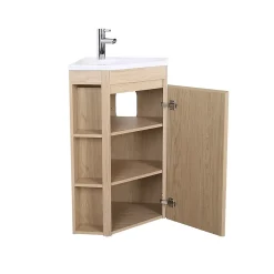 Mob-In Meuble simple vasque d'angle SORRENTO 45cm