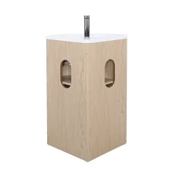 Mob-In Meuble simple vasque d'angle SORRENTO 45cm