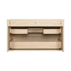 Mob-In Meuble simple vasque SORRENTO décor chêne 80 cm