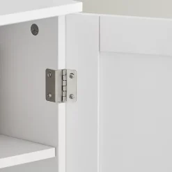 Sobuy Meuble Sous Lavabo Colonne Salle de Bain, BZR18-II-W,* Meuble Sous Lavabo