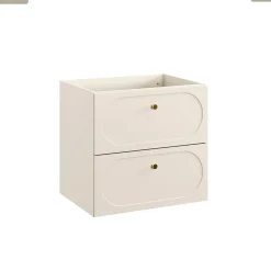 Otitec Meuble sous vasque - 60 cm - 2 tiroirs - SAND* Meuble Sous-Vasque