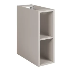 Furnidea Meuble sous vasque à 2 portes FLOW CACHEMIRE 120 cm avec 2 x l'étagères - extensions et plan* Meuble Vasque