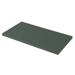 GoodHome Meuble sous vasque à poser l.80 cm vert + plan de toilette, Perma* Meuble Buanderie
