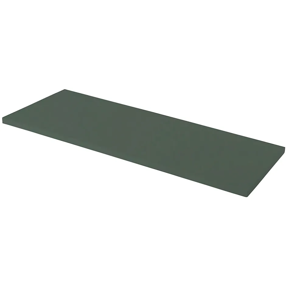 GoodHome Meuble sous vasque à poser l.120 cm vert + plan de toilette, Perma