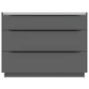 Meuble sous vasque à poser gris anthracite l.120 x H.88 x P.50 cm, Pamili* Meuble Buanderie|Meuble Sous-Vasque