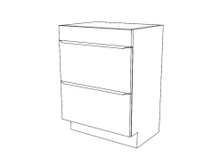 GoodHome Meuble sous vasque à poser gris brillant l.60 x H.82 x P.45 cm, Imandra* Meuble Buanderie|Meuble Sous-Vasque