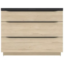 Meuble sous vasque à poser effet bois l.120 x H.88 x P.50 cm, Pamili