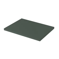 GoodHome Meuble sous vasque à poser l.60 cm vert + plan de toilette, Perma