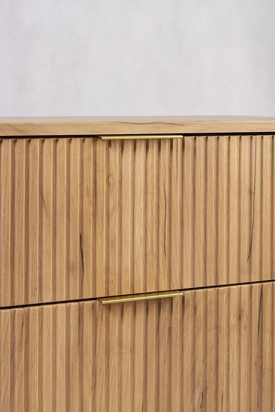 Furnidea Meuble sous vasque à suspendre GLAMOUR CHÊNE CRAFT D'OR 120 cm