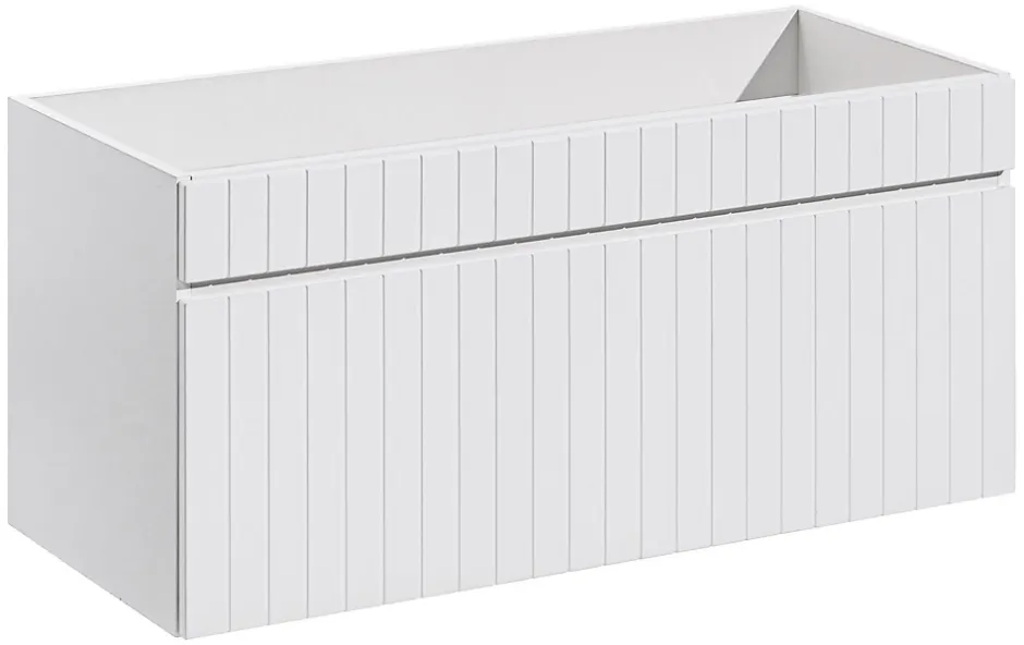 Furnidea Meuble sous vasque à suspendre ICONIC blanc 100 cm