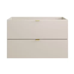 Furnidea Meuble sous vasque à suspendre DALIA CACHEMIRE 80 cm* Meuble Sous Lavabo