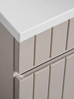 Furnidea Meuble sous vasque à suspendre ICONIC CASHEMIRE 80 cm
