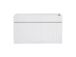 Furnidea Meuble sous vasque à suspendre ICONIC blanc 80 cm* Meuble Sous Lavabo