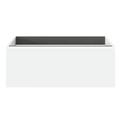 GoodHome Meuble sous vasque 1 tiroir avec poignée intégrée l.80 x H.30 x P.45 cm blanc mat Kentia