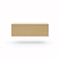 GoodHome Meuble sous vasque 1 tiroir Avela 100 cm à suspendre + plan de toilette 100 cm* Meuble Buanderie