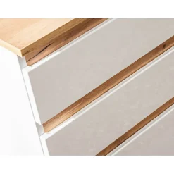 Meublorama Meuble sous vasque ASKA 94 cm blanc brillant Modèle suspendu avec tiroirs* Meuble Sous-Vasque