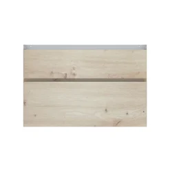 Meuble sous vasque effet chêne artisan l.90 x H.57 x P.50 cm 2 tiroirs, Calao