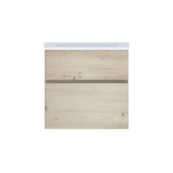Meuble sous vasque effet chêne artisan l.60 cm 2 tiroirs, Calao