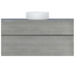 Cooke & Lewis Meuble sous vasque effet chêne clair l.120 cm 2 tiroirs, Calao* Meuble Buanderie|Meuble Sous-Vasque