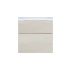 Cooke & Lewis Meuble sous vasque effet chêne l.60 cm 2 tiroirs, Calao