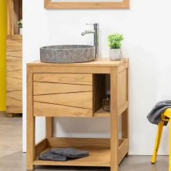 Wanda Collection Meuble sous vasque en teck Cosy 67cm* Meuble Sous-Vasque