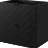 Furnidea Meuble sous vasque MADIS NOIR 60 cm B* Meuble Sous-Vasque