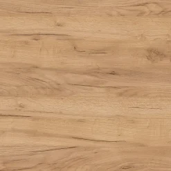 Cosyneo Meuble sous vasque seul, 2 tiroirs et 1 porte, 80cm, vasque déportée gauche - roble (bois clair) - ZARZA* Meuble Sous Lavabo